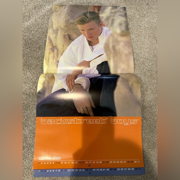 VINTAGE Backstreet Boys Millennium 2000 Calendar - Picture 8 of 13